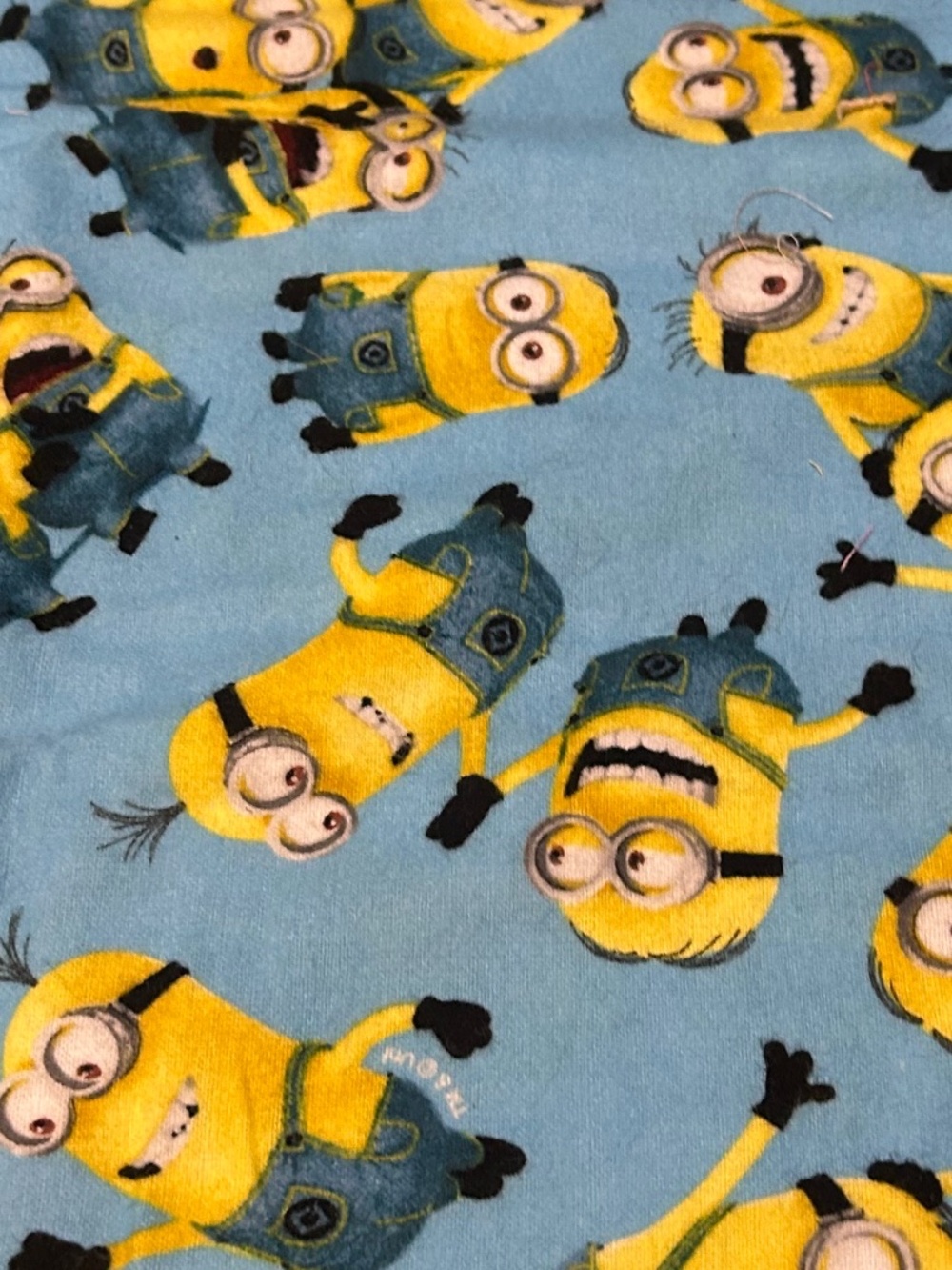New Flannel Minion flannel fabric